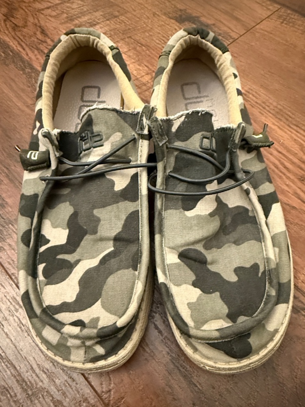 Hey Dude Men's Wally Camo Slip On Loafers